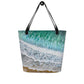 Wave Print Large Tote Bag