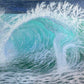 Splashing surfing wave